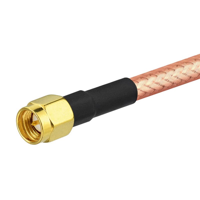 Eightwood SMA to SMA Cable, SMA Male to Male Low Loss RG400 Coax 1.6ft for 4G LTE WiFi Antenna, Ham Radio - Image 4